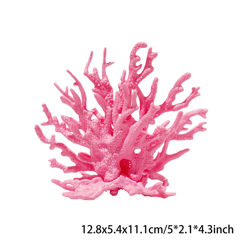 Vibrant Coralline Aquarium Decor - Artificial Coral Plant Ornament