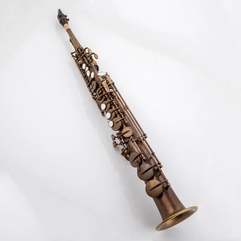 Made in France Mark VI bronze B flat Soprano Saxophone Brass Music Instruments Sax With Case Mouthpiece