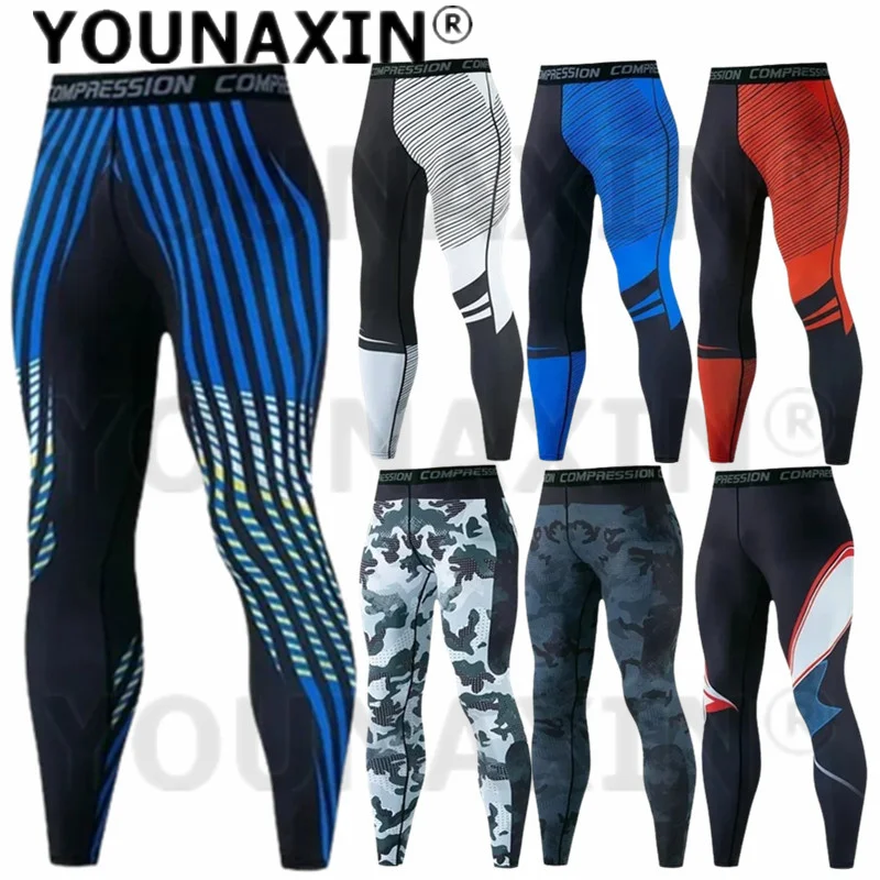 Men's Big Size Sports Pants Tight Running Basketball Skinny Sportswear Fitness Traning Gym Trousers S M L XL 2XL 3XL 4XL