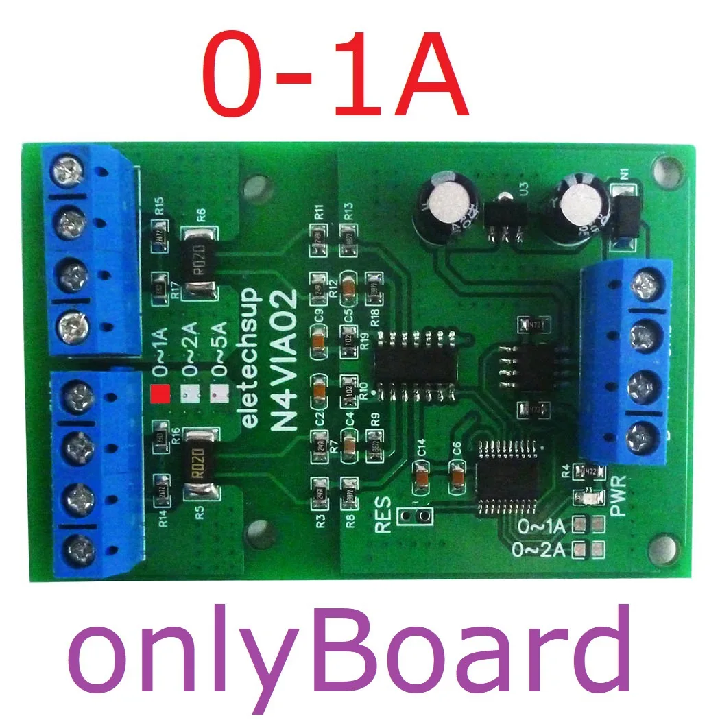 3 In 1 RS485 다기능 Modbus RTU 전류계 및 전압계 0-30V 전압 신호 측정 1A 2A 5A 전류 수집 모듈