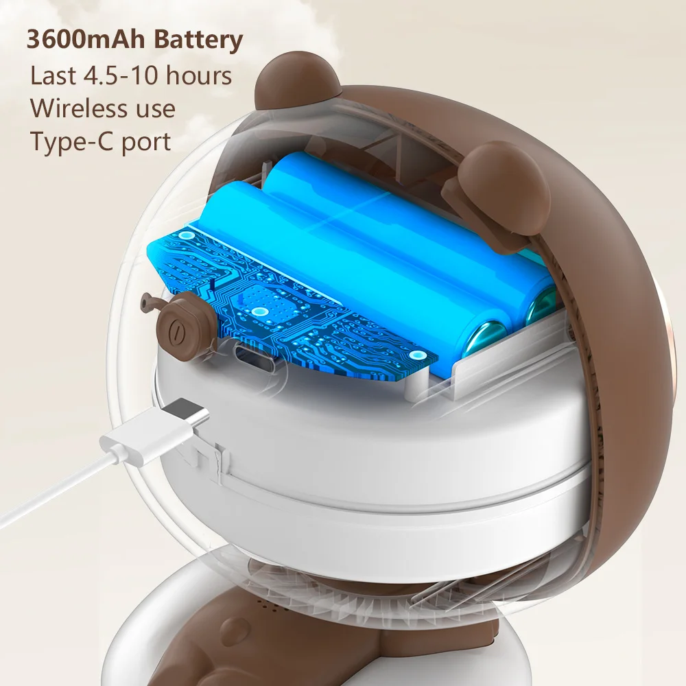 편리하고 안전한 다목적 USB 유모차 팬