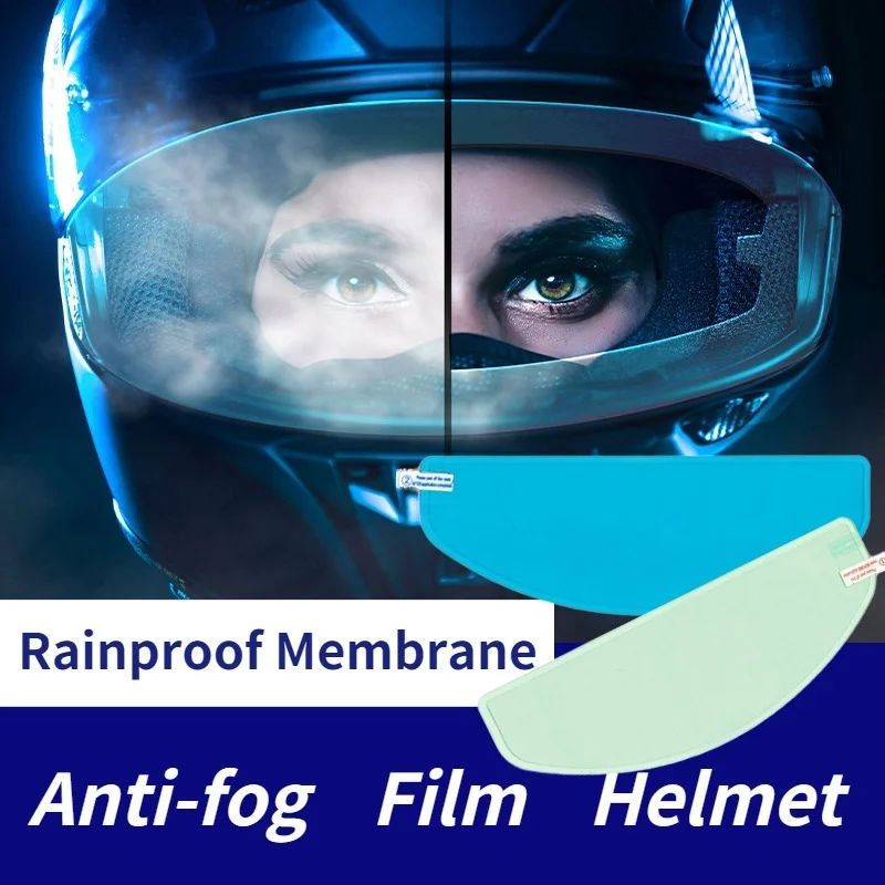 

Universal Motorcycle Helmet Anti-fog Film Waterproof Anti-fog Membrane Clear Nano Coating Sticker Motorcycle Helmet Accessories