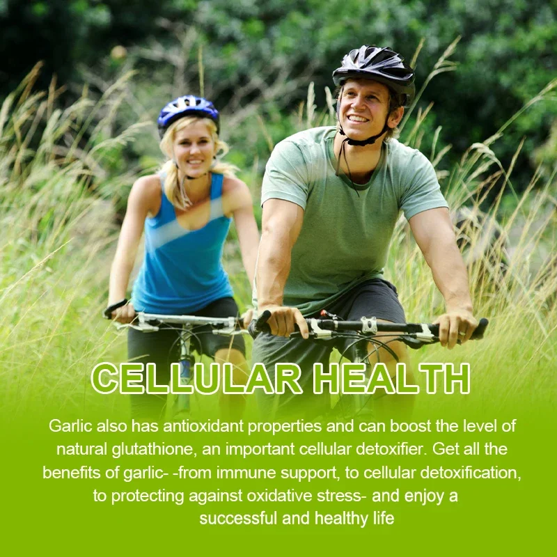 Odorless Garlic 5500 mg Rapid Release High Potency Capsules for Immune Health, Antioxidants, Cardiovascular, Cholesterol