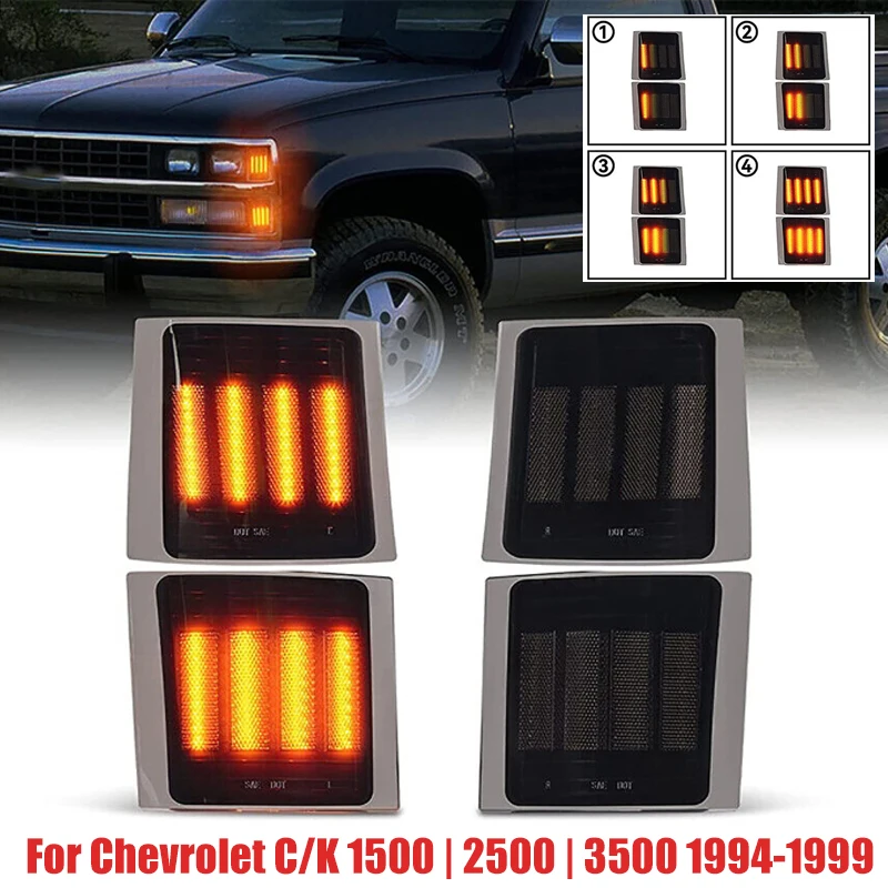 

4 шт./комплект, автомобильные габаритные огни для Chevrolet C/K 1500 2500 3500 1994-1998