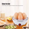 Electric Egg Boiler Electric Eggs Boiler Multifunctional Mini Eggs Cooker  Poacher for Kitchen Use