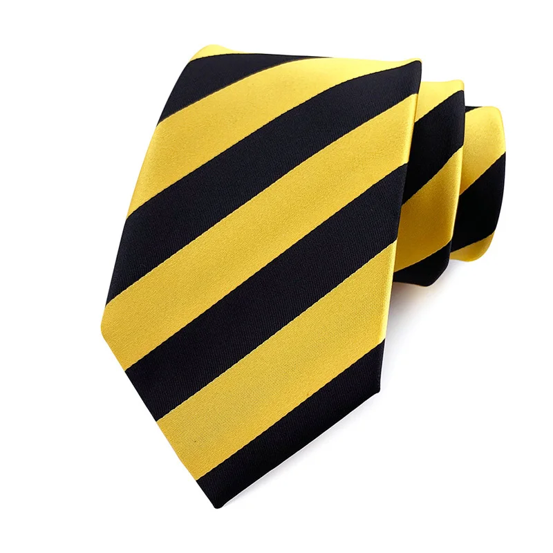 Mode 8CM Herren Krawatte Krawatte Streifen Krawatten Für Mann Jacquard Woven Ascot Für Mans Business Hochzeit Party Zubehör – Detail 6