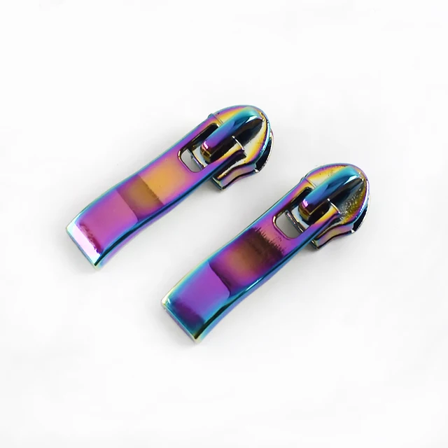 10pcs Zipper Sliders for 5# Nylon Zippers DIY Zip Head For Sewing Bag Pocket Zips Repair Kits Replacement Tailor Tools ZT199-Colored-No4