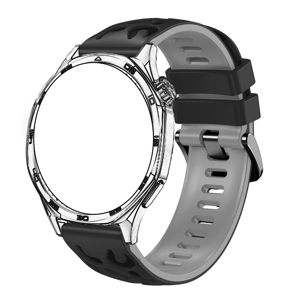 Silicone Sport Wristband – 22mm Smartwatch Strap
