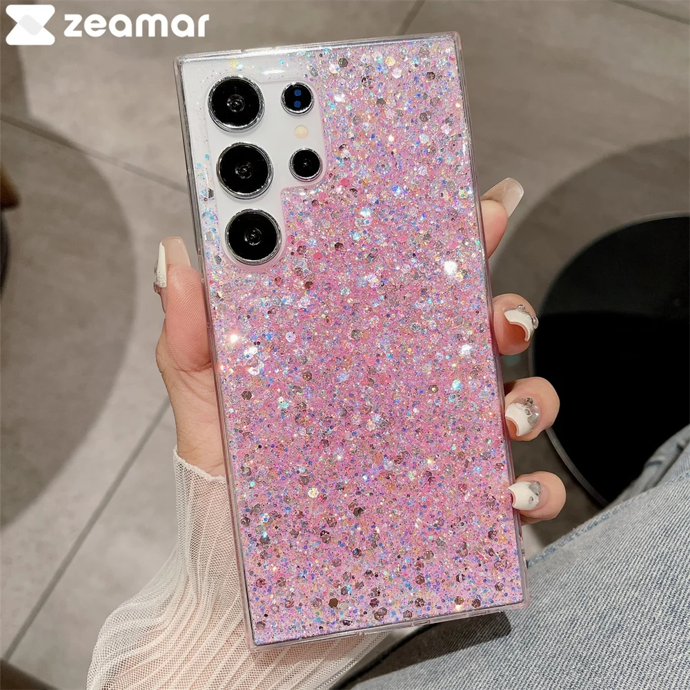 Luxury Aesthetic Glitter Sequin Shiny Phone Case Cover