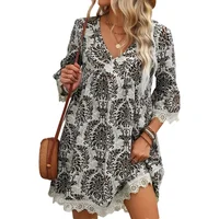 2025Large Size Women's Dress Casual Loose Fit Maxi Gown plus Size Fashionable Clothing for plus Size Women - Image 4