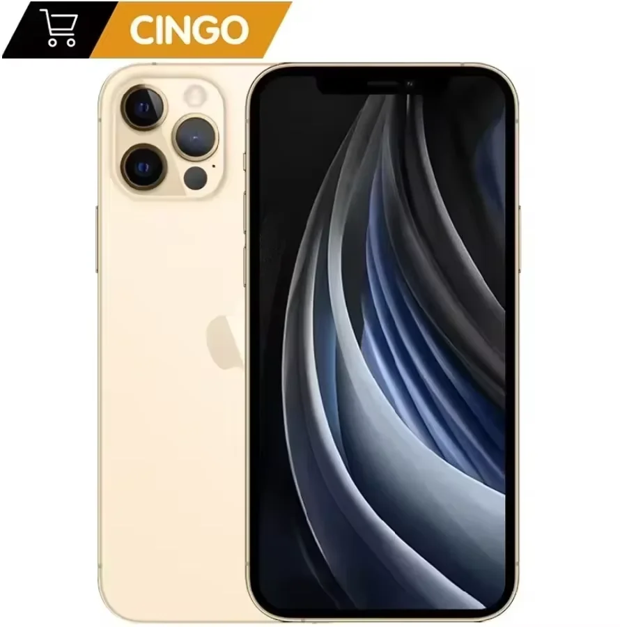Original iPhone 12 Pro 5G LTE 6.1'' 6GB&128/256GB IOS Cellphone A14 Bionic Hexa Core Triple 12MP Mobile Phone 12pro smartphone iphone mobile phone