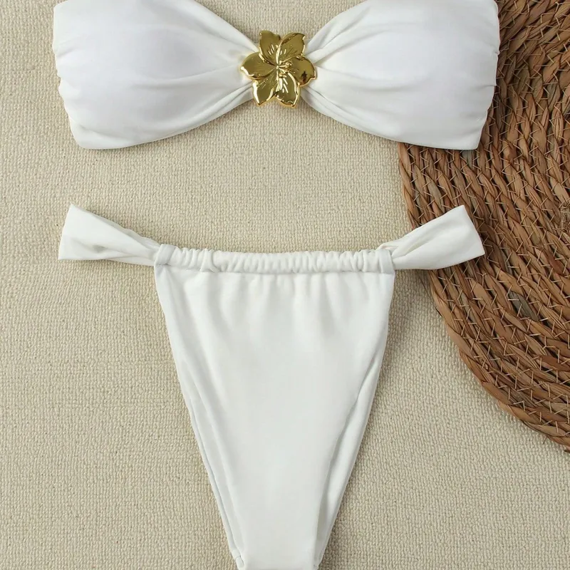 " Sexy Bandeau Push-Up Bikini Set