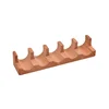 A96K-Wood Sushi Tacos Holder Taco Stand Serving Rack Divider Taco Rack Tray Plates For Home Restaurant Dining Party 6