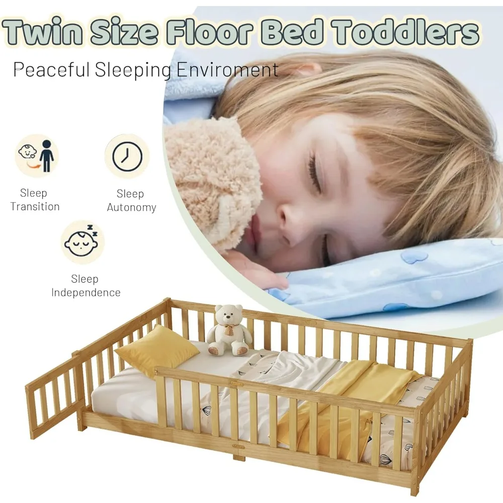 Montessori Twin Floor Bed 5