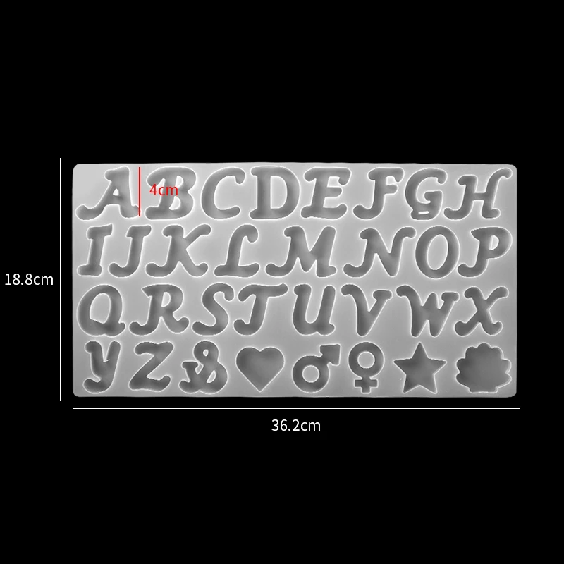 Alphabet Resin Molds Kit Backward Letter Number Silicone Casting Molds Resin  Epoxy Molds For Keychain Making Pendant Jewelry DIY - AliExpress