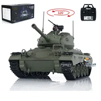 Toys Tongde 1/16 M24 Chaffee RC Light Tank Electric Infantry Fighting Vehicle Model Radio Control Panzer for Boys Gift TH24484 1