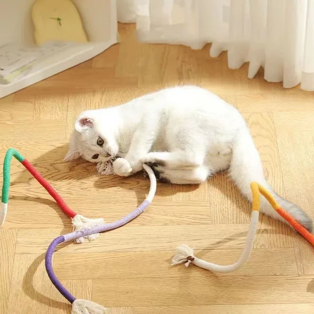 Cat toys, cat teasers, kitten teething ropes, cat self-entertainment and boredom relief pet supplies 3