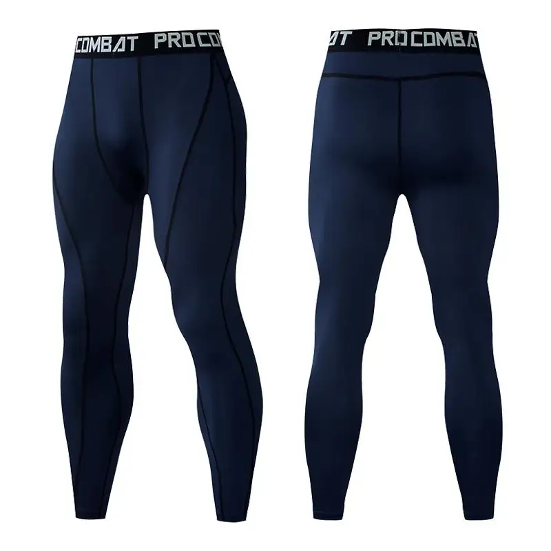 

Men Leggings Sports Wear Workout Bottoms Quick-Drying Tights Fitness Running Compression Trousers Jogging Yoga Pants Training