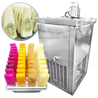 Commercial 1/2/4 Mold Stainless Steel Fruit Milk Automatic Ice Cream Popsicle Making Machine Ice Lolly Maker High Efficiency 1