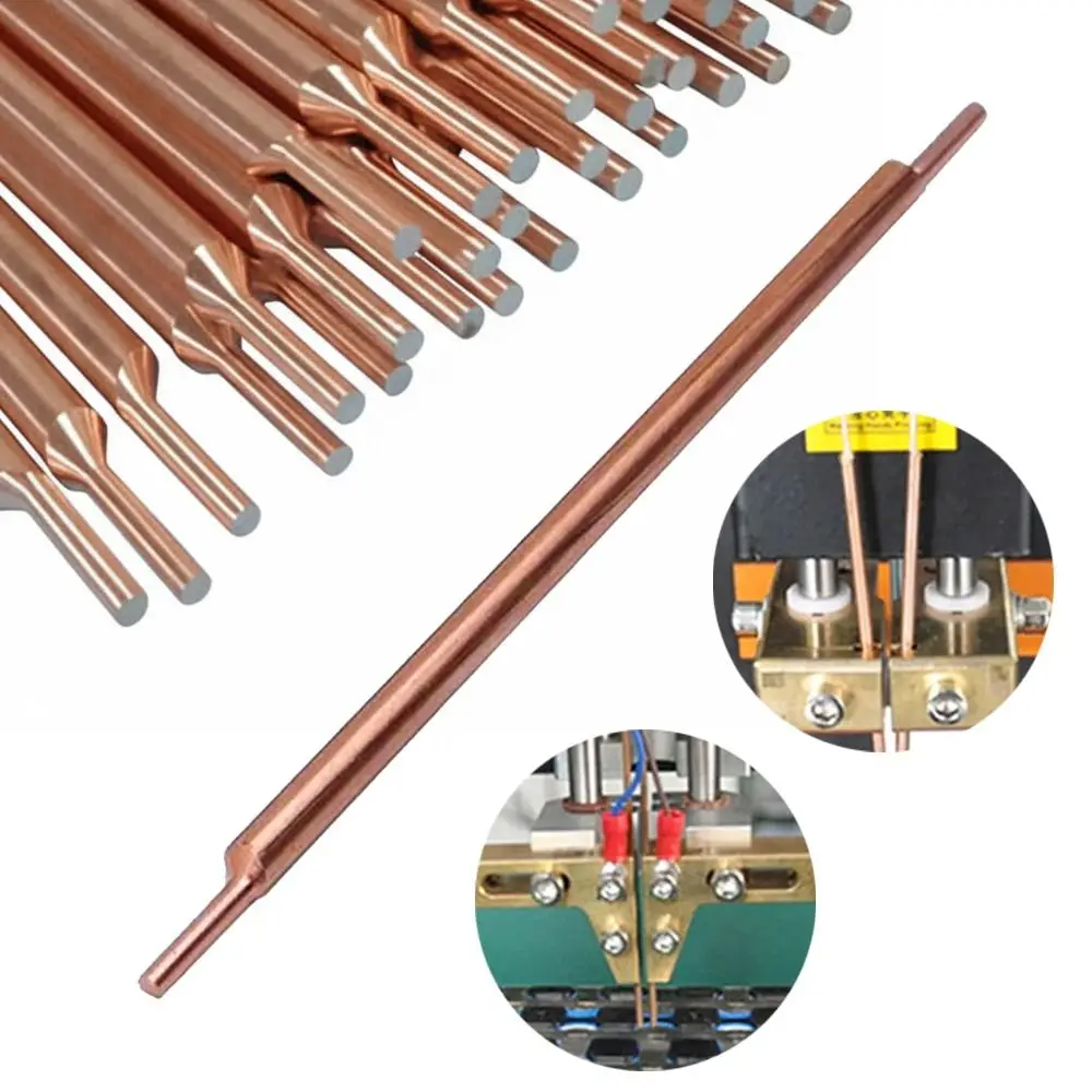 3x80x1.5mm 스폿 용접 바늘 부드러워짐 방지 알루미늄 산화물 구리 스폿 용접기 용접 핀 내식성 내마모성