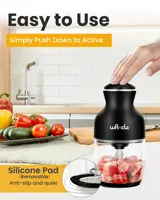 Wancle Electric Meat Grinder Kitchen Chopper Stainless Steel Blade Vegetable Garlic Crusher Household Food Processor Blender 2