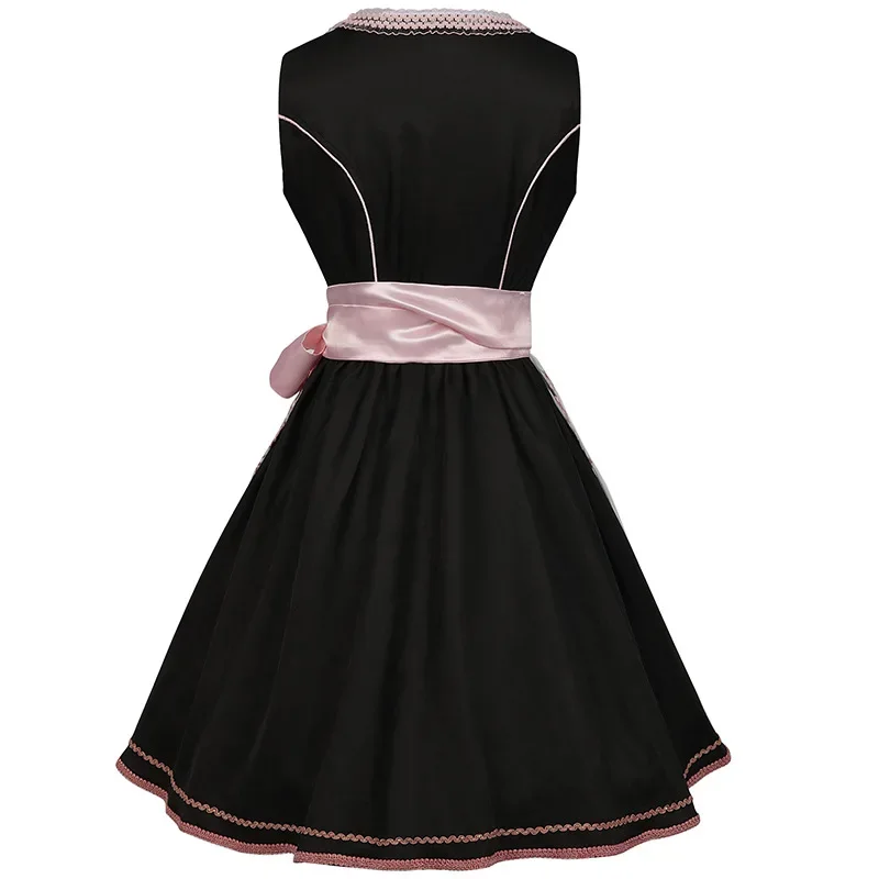 Robe Cosplay Bavaroise Pour Femme - Dentelle élégante - Fête De La Bière, Halloween, Carnaval