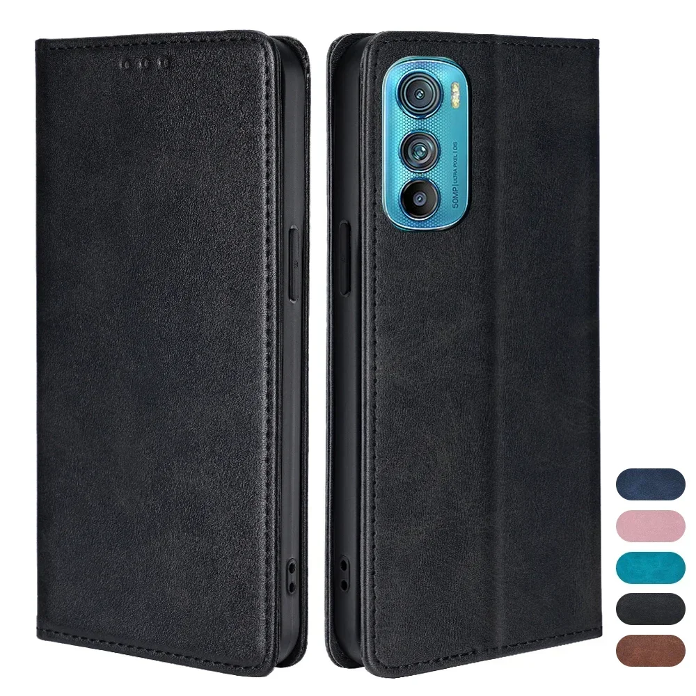 Leather Magnetic Wallet Case with Stand - Flip Cover