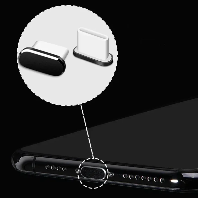 Handy-Ladeans chluss Staubs topfen mit Reinigungs bürste für iPhone 15 14 13 12 Pro Max plus Samsung Xiaomi iOS Typ C Reinigungs set