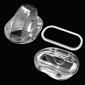 Lente LED di Alta Qualità 55,1 X 40 X 31,12 mm con Anello Impermeabile, Lente per Lampada con Finestra a 5 X 180 Gradi