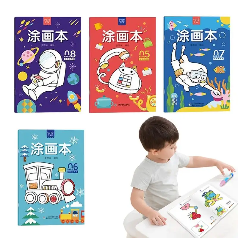 

Crayon Color Book Set Fun Coloring Activity Books Bulk Fun 4 Books Educational Mini Books Promote Kids Wellness And Mindfulness