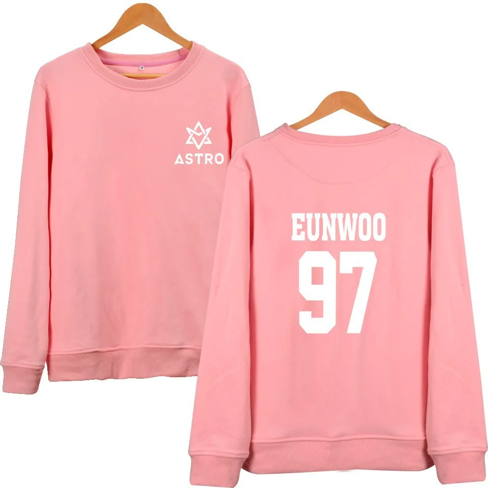 

Kpop Astro Star Group Printed Pullovers Moletom Harajuku Sweatshirt Women Casual Pullover Hoodie Streetwear Men Clothing Tops