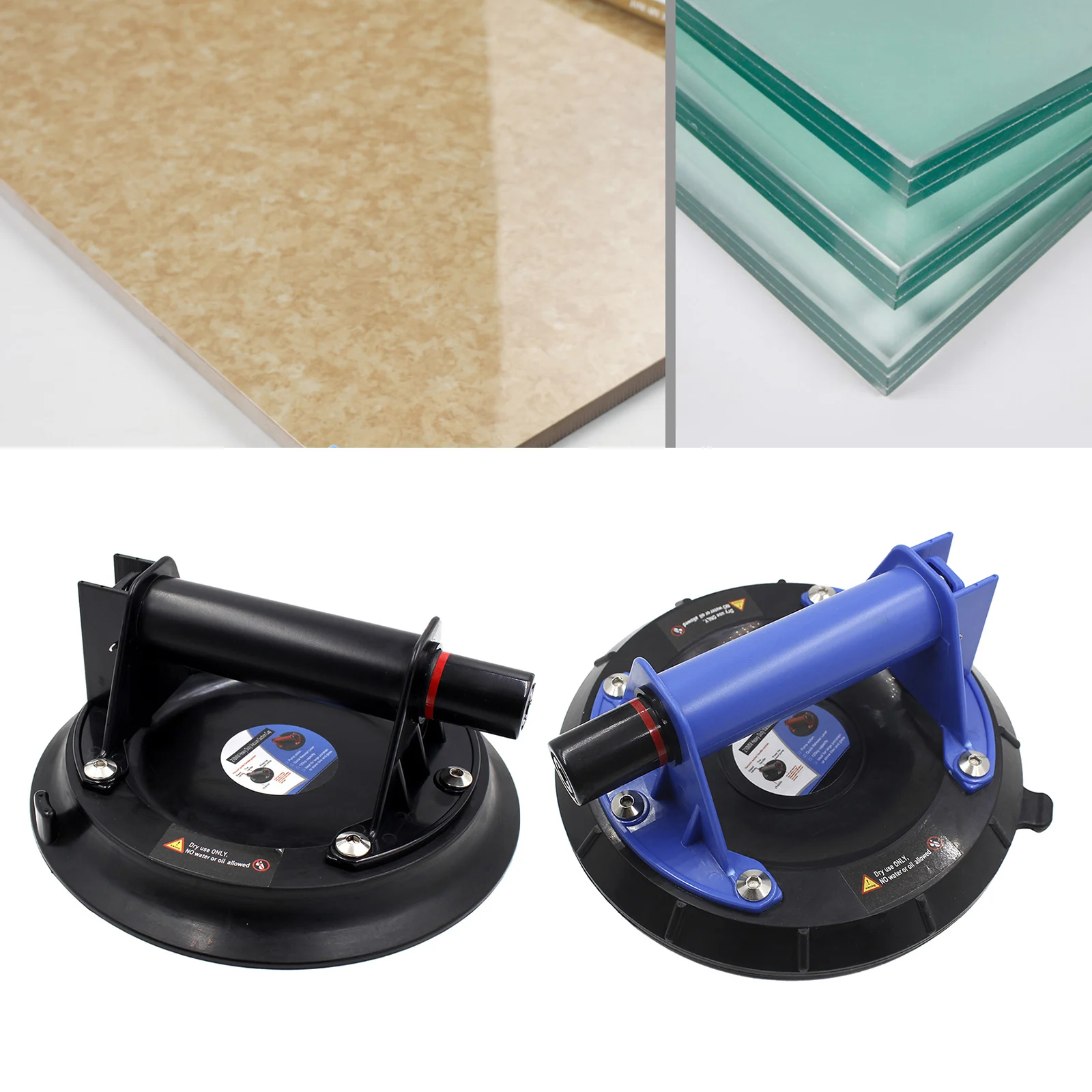 

Portable Vacuum Suction Cup with 8 "Suction Cup Handle Tiles