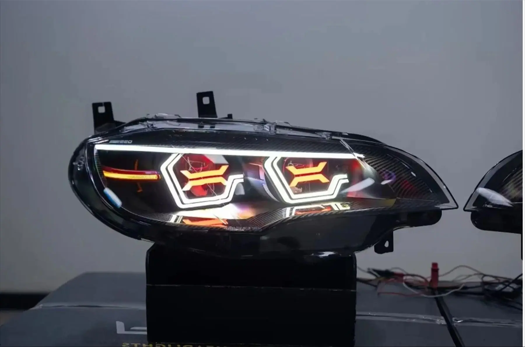 2 個の LED ヘッドライト デイタイム ランニング DRL BMW X6 E71
