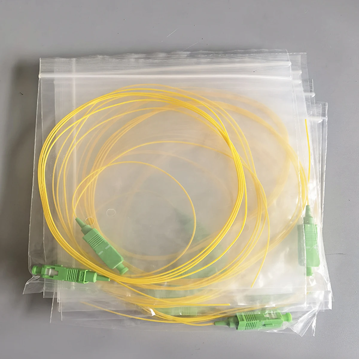 Fiber optical pigtail 10 pcs Fiber Optic Network Pigtail SC/APC Single Mode Simplex Indoor FTTH Fiber Pigtail 1.5m 9/125&mu;m 0.9mm Core Diameter