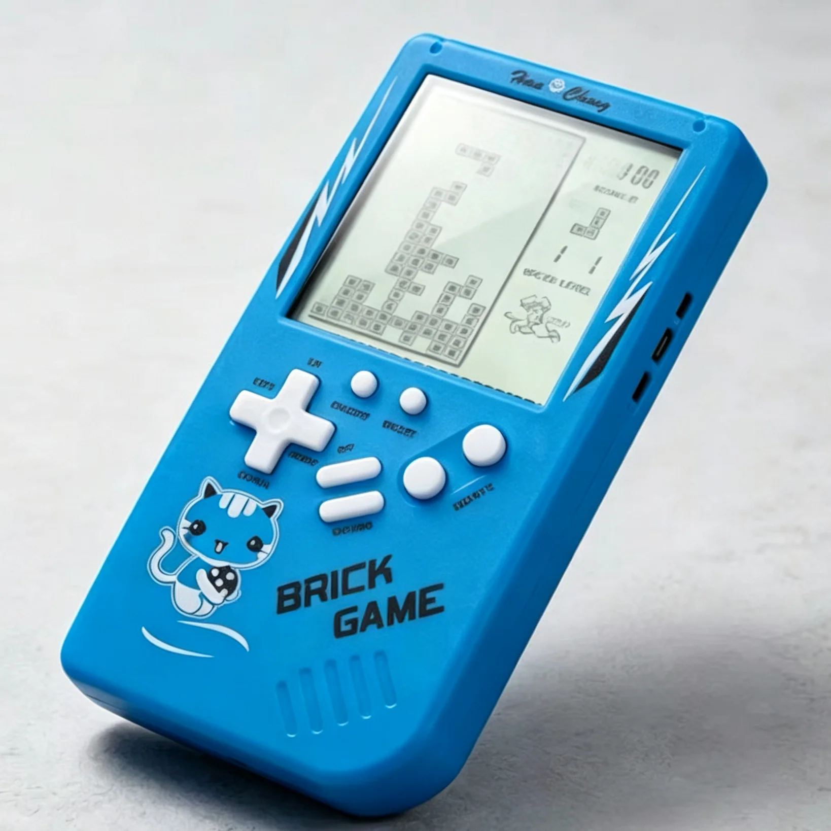 Console di Gioco Portatile Retrò Classica, Giocattolo Elettronico con Grande Schermo per Bambini - immagine 2
