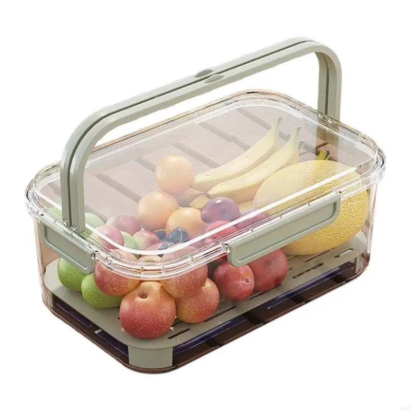 N58C Kids Lunch Box Crisper Containers for Healthy Meals Container Case with Lid