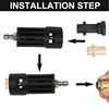 Pressure Washer Adaptor For Karcher K Series Lance Wand To 1/4" Quick Hitch Converter 4