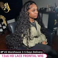 40 Inch Deep Wave 13x4 13x6 360 Hd Transparent Lace Front Wigs For Women Water Wave Lace Frontal Hair Wigs Curly Human Hair Wigs 1