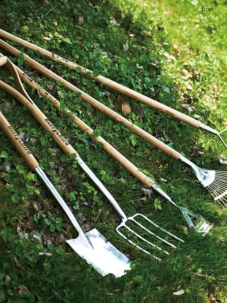 Hua Xiaobai gardening spatula big fork household planting flowers and vegetables loosening soil mining composting tools 3