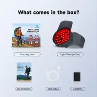 Bonnet de croissance capillaire à lumière rouge LED, lumière de santé, anti-chute de cheveux, réduit l'anxiété et les migraines, détente du cuir chevelu, chauffant, favorise le métabolisme du cuir chevelu 6