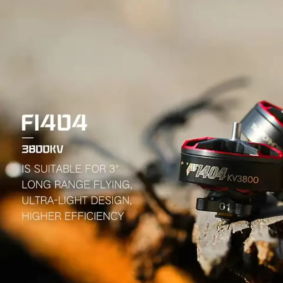 T-Motor F1404 Moteur Brushless 2900KV 3800KV 4600KV pour Drone FPV Course 2.5-4 pouces Lot de 4