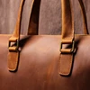 LUOKIR Real Leather Handbag Men Vintage Crazy Horse Cowhide Office Computer Bag Simplicity Business Briefcase For 14 Inch Laptop 5