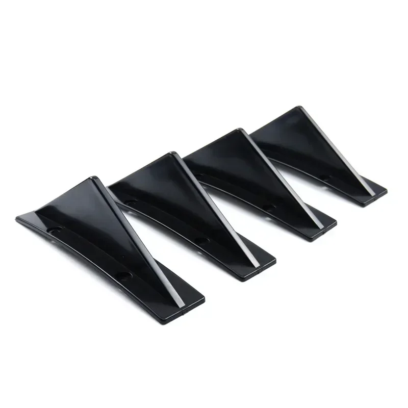 4-Piece Car Rear Bumper Lip Diffuser and Spoiler Protector Set
