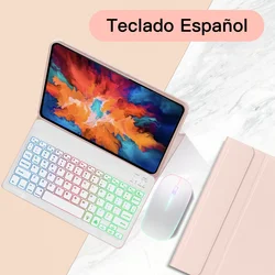 Custodia Magnetica per Tablet con Tastiera Retroilluminata e Copertura per Mouse