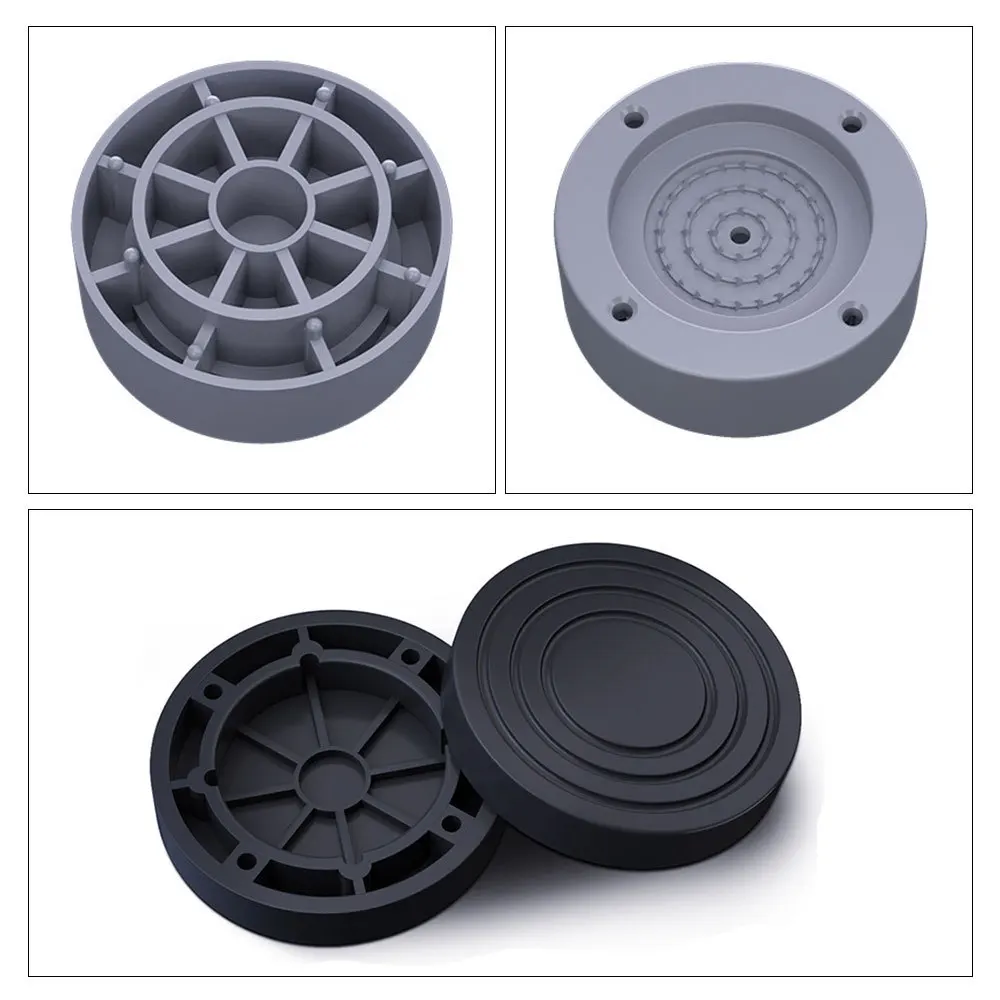 Anti Vibration Pads 4Pcs Rubber Mat Slipstop Silent Universal Washing Machine Refrigerator Support Dampers washer Stand