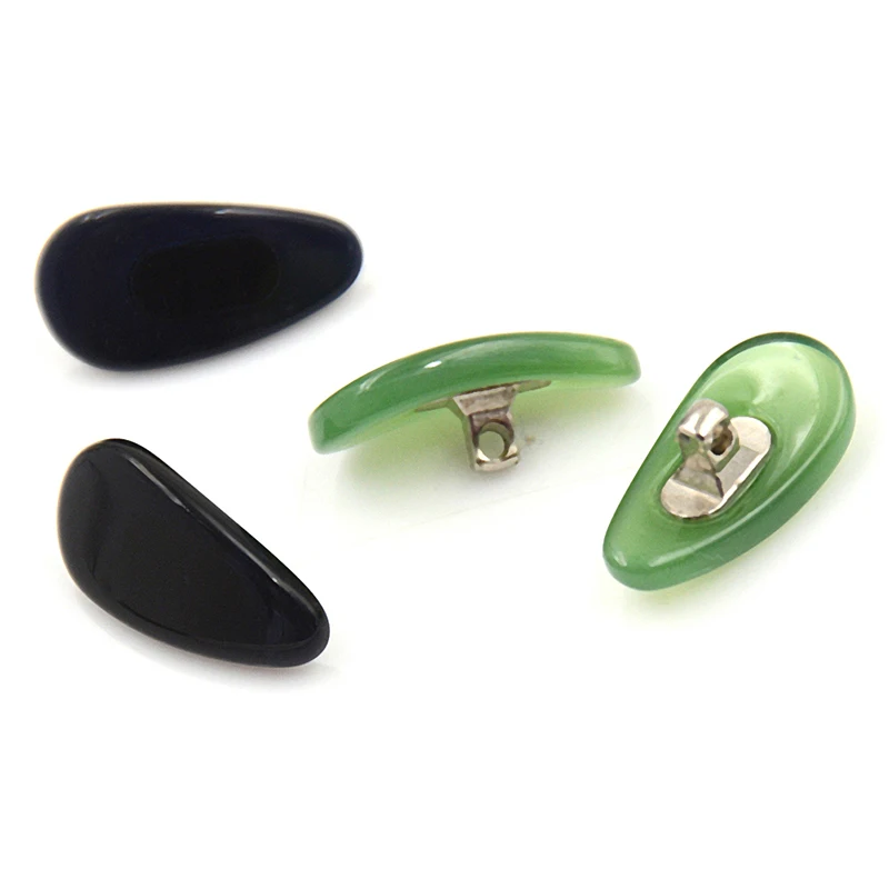 1 paar Jade Anti-slip Nase Pads Stick Auf Schraube-in Nase Pad Für Brillen Gläser Zubehör – Detail 4