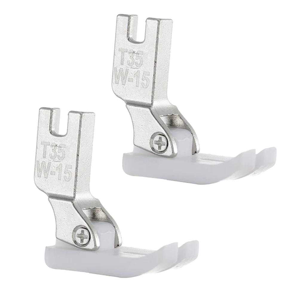

2pcs T35W Presser Feet Metal Plastic Household Sewing Tools Sewing Machine Replacement Accessories 20mmx15mmx30mm