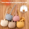 2PCS Cute Panda Shape Baby Silicone Nipple Holder Container Box Keep Pacifier Case And Accessories Storage Box Teat Attachment 2
