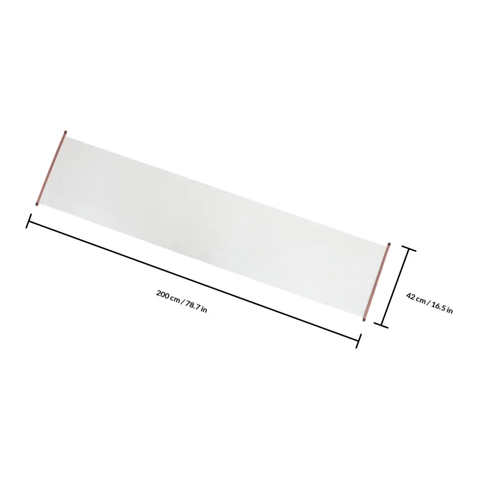 2Pcs 레트로 중국 서예 물천 전통 빈 스크롤 연습용 쓰기 그림 그리기 우아한 책상 매트 서예