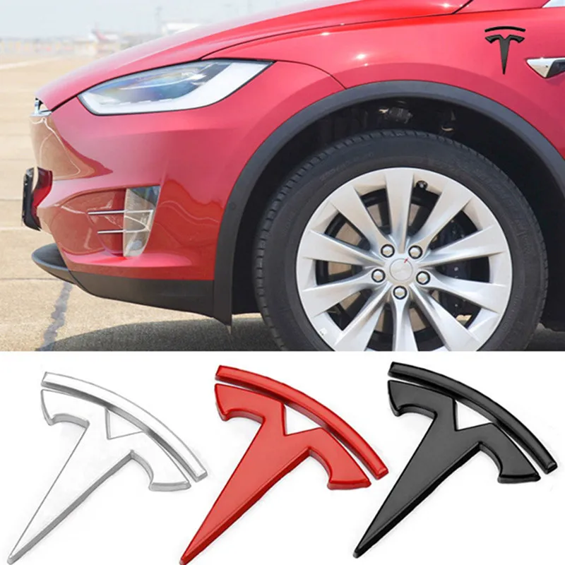 Стайлинг автомобиля 3D металлические наклейки Tesla модель S X 3 P100D P85D 200 логотип для